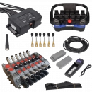 Funksteuerungs-Set mit Hydraulikverteiler G2B Mini + RSQ246 JPT 2-2-2 24VDC