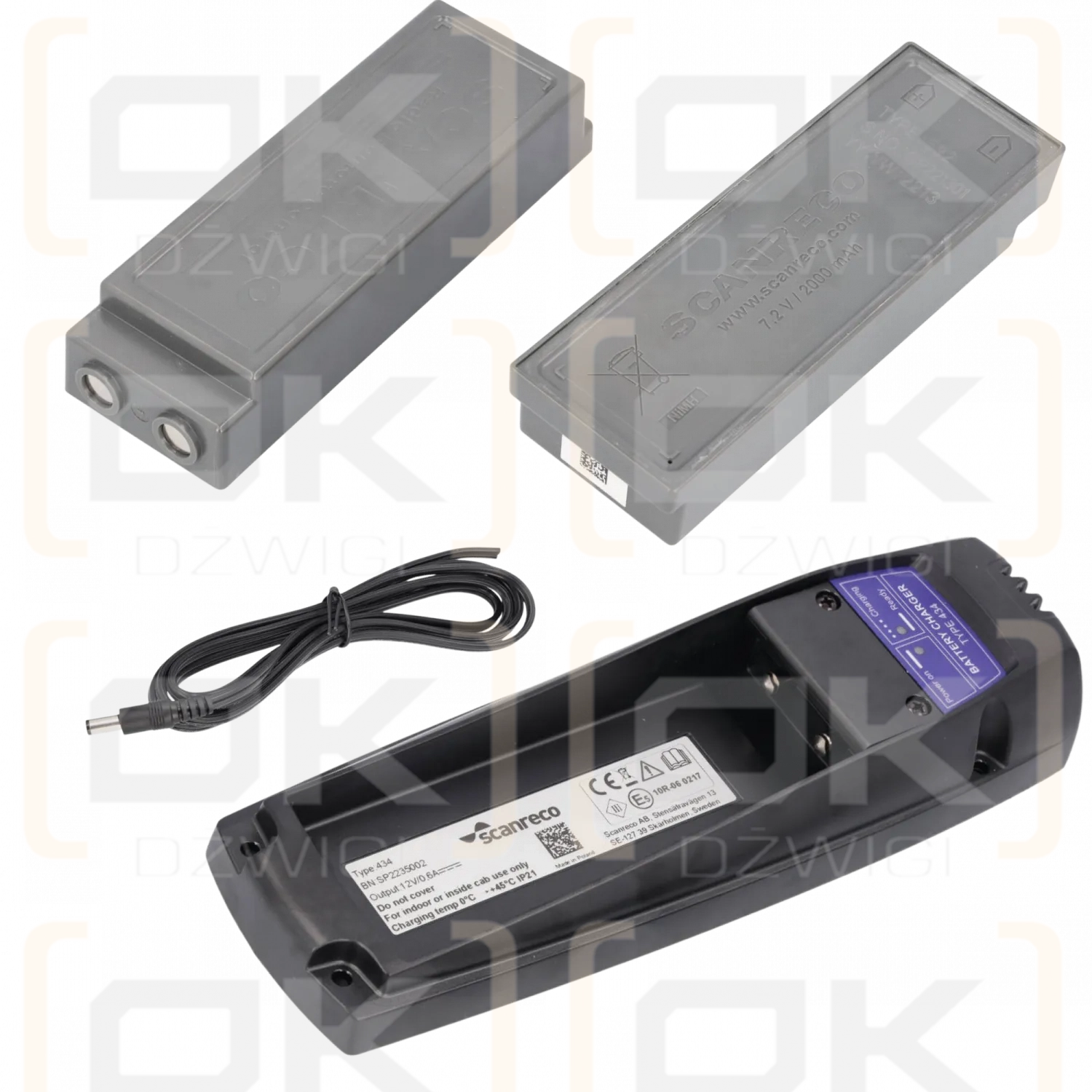 Funksteuerungs-Set mit Hydraulikverteiler G2B Mini + RSQ246 JPT 2-2-2 24VDC