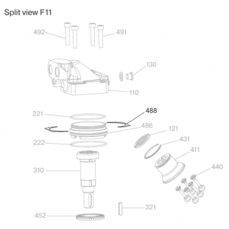 Parker F11-005 Shim-Set
