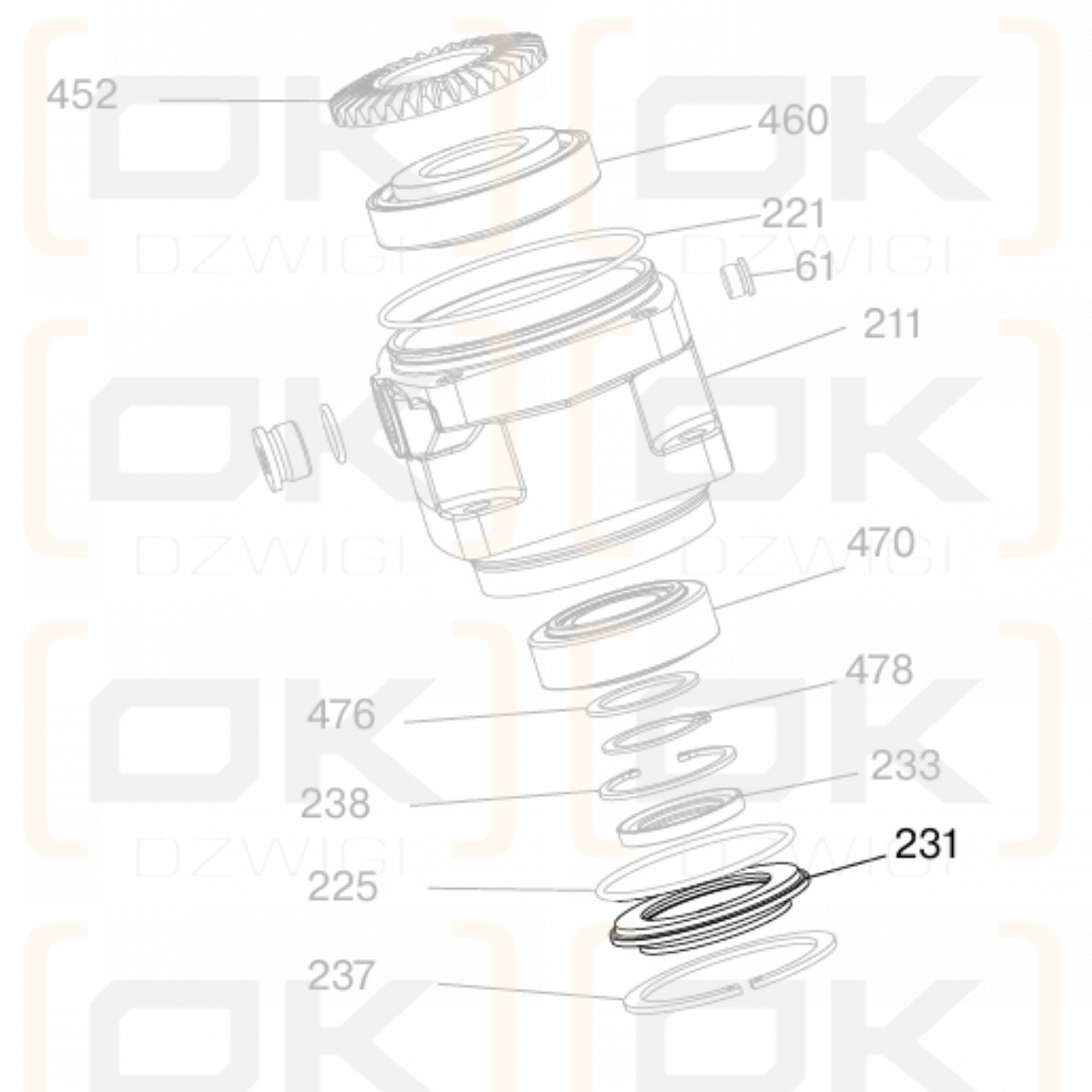 Parker F12-030 Dichtung