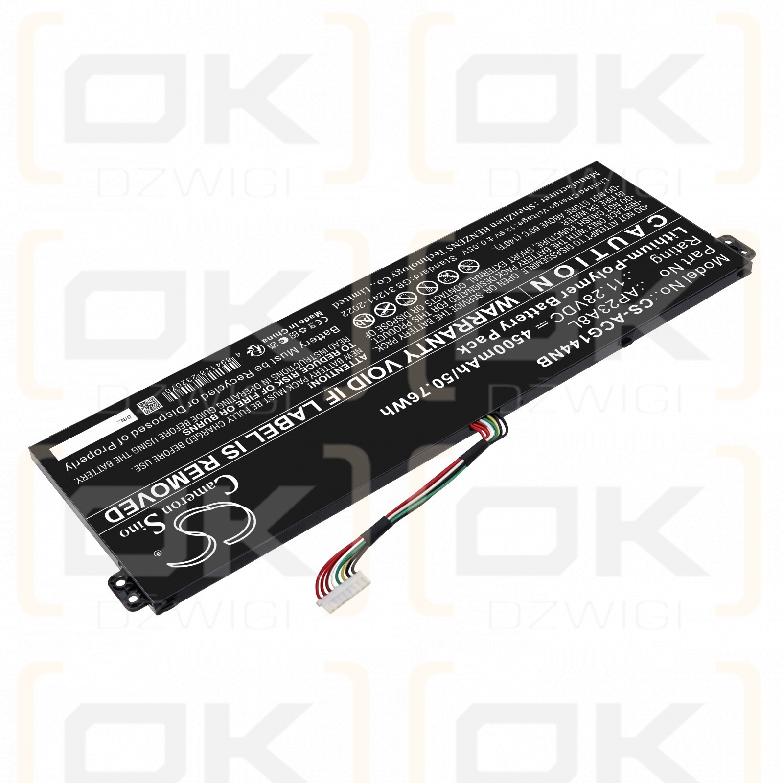 Ersatzakku für Acer Swift Go SFG14-73-79SX / AP23A8L 4500mAh Li-Polymer 11,28V (Cameron Sino)