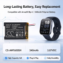 Ersatzakku für Amazfit A2435 / PL362332 340 mAh Li-Polymer 3,87 V (Cameron Sino)