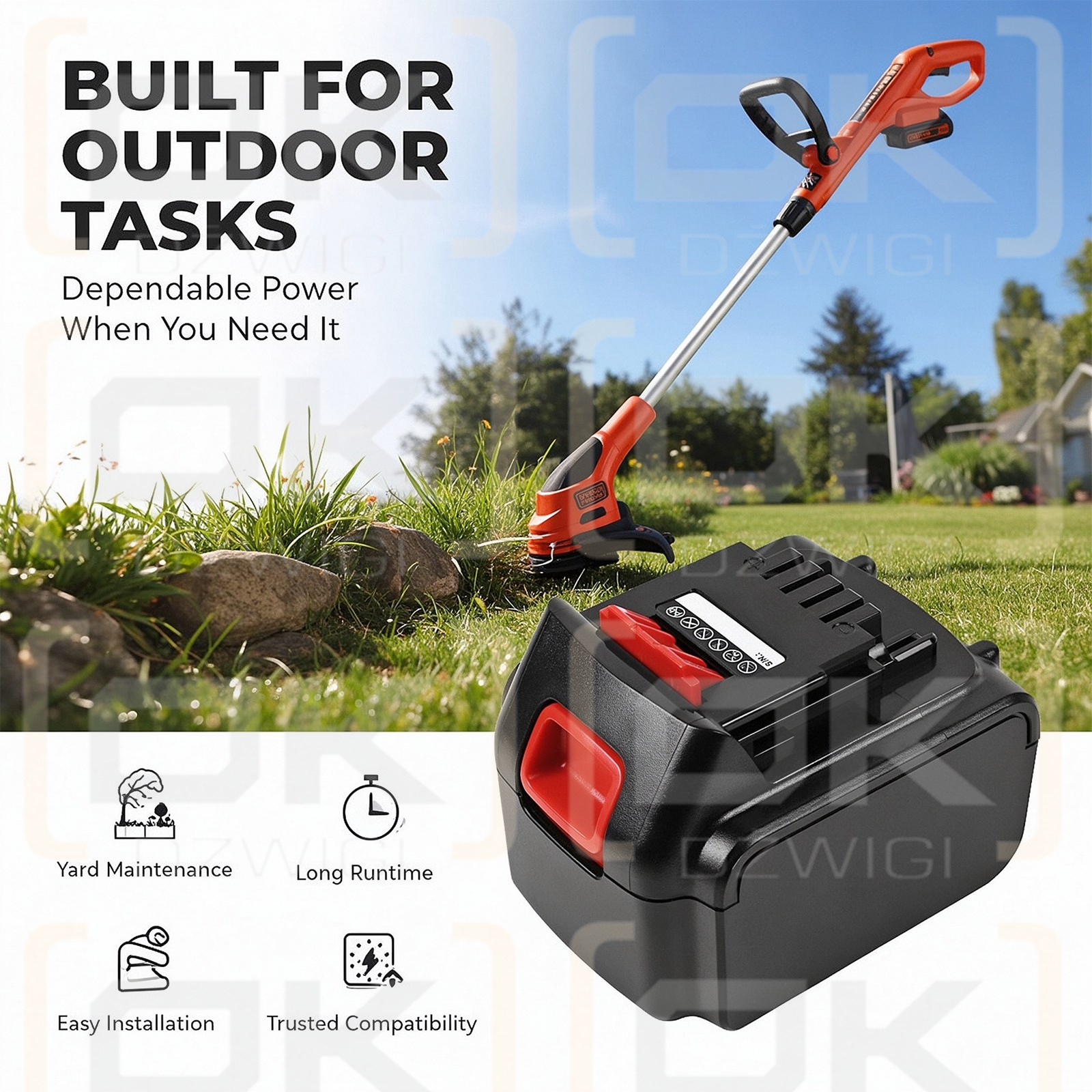 Ersatzakku für Black & Decker SSL20SB-2 / BL1114 5000 mAh Li-Ion 14,4 V (Cameron Sino)
