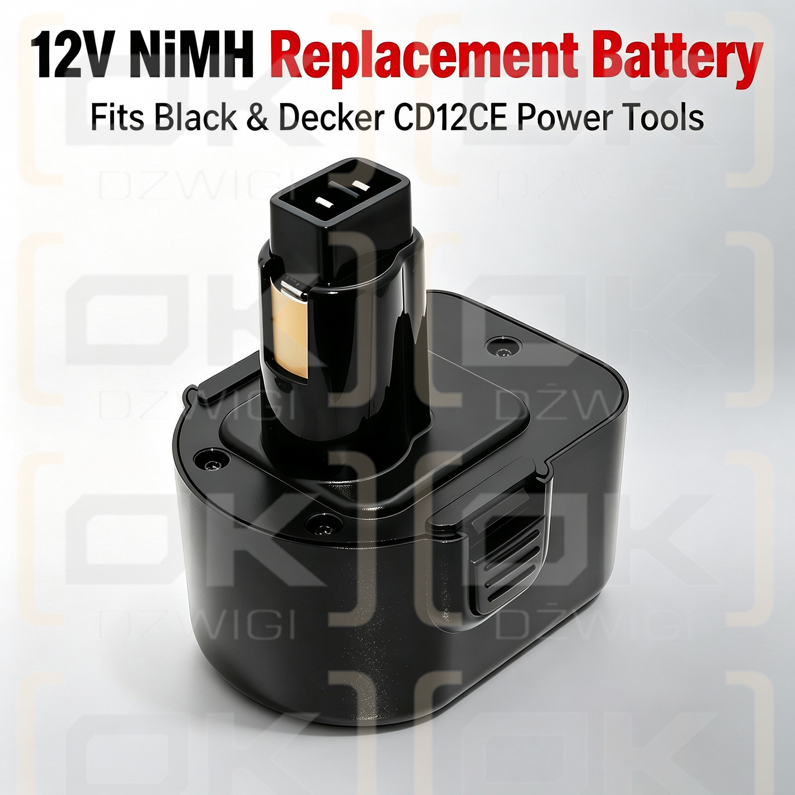 Ersatzakku für Black & Decker TV250 / PS130 3300 mAh Ni-MH 12V (Cameron Sino)