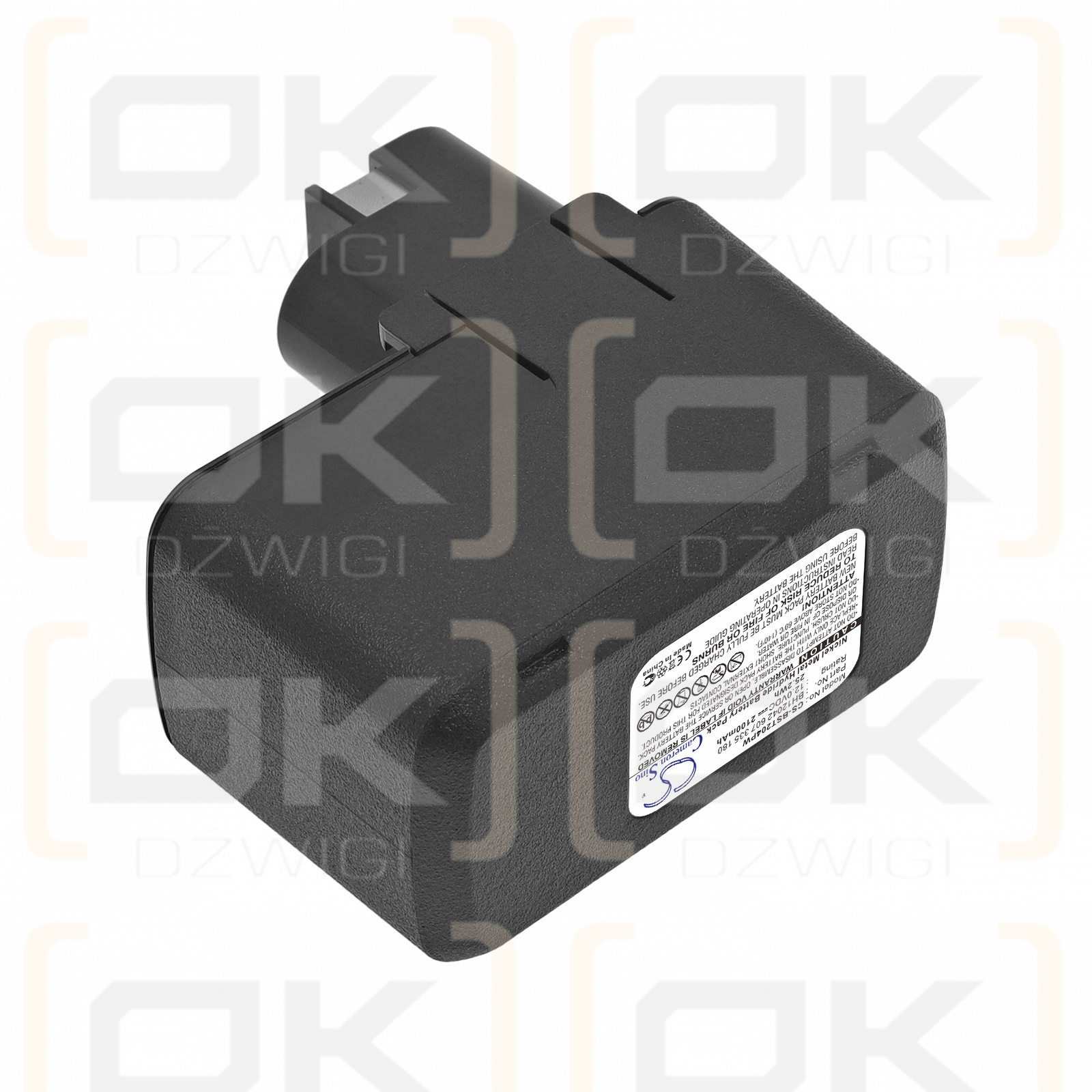 Bateria zamienna do Bosch IASR 2490 / BPT1004 2100 mAh Ni-MH 12 V (Cameron Sino)