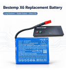 Replacement Battery for Bestemp X6 / BT-6025D 1800mAh Li-Polymer 3.7V (Cameron Sino)