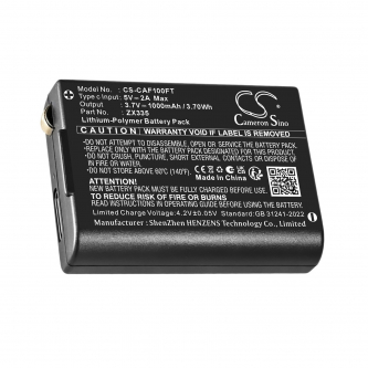 Ersatzakku für COAST CH1000R / ZX335 800mAh Li-Polymer 3,7V (Cameron Sino)