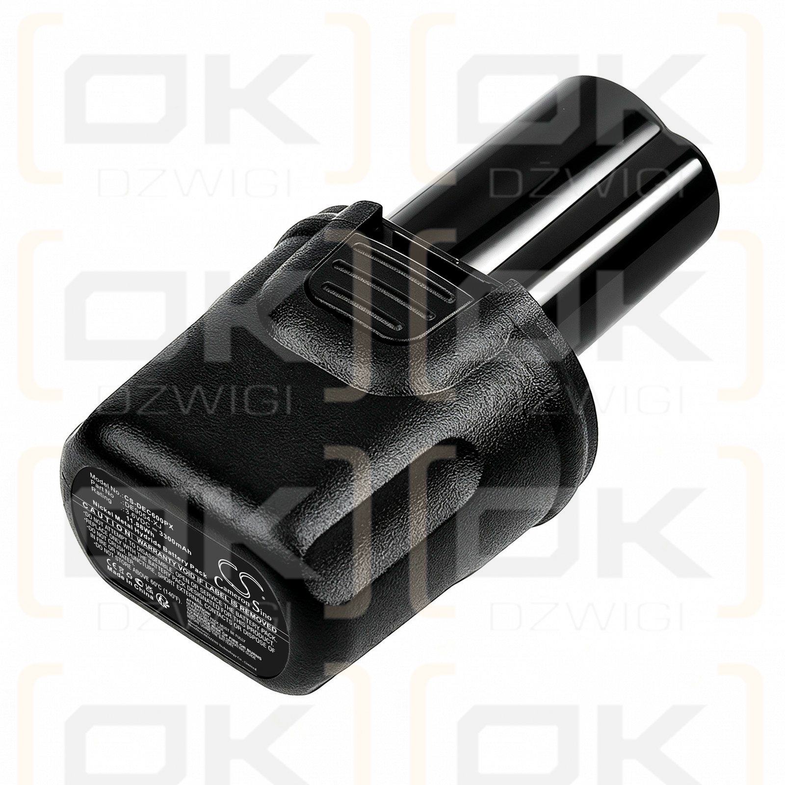 Bateria zamienna do DeWalt DC600 / DE9054 3300 mAh Ni-MH 3.6 V (Cameron Sino)