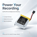 Bateria zamienna do DJI Mic Mini 2S / BSX203-185-3.91 180 mAh Li-Polymer 3.91 V (Cameron Sino)