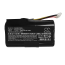 Replacement battery for Verifone / BPK550-026-74-B 3400 mAh Li-ion 7.4 V (Cameron Sino)