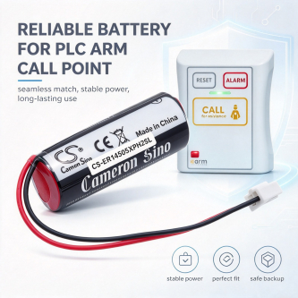 Replacement Battery for PLC / LS14505 1S1P XPH2 2700mAh Li-SOCl2 3.6V (Cameron Sino)