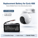 Replacement Battery for Ezviz HB90 / PH18650-6 5200mAh Li-ion 3.7V (Cameron Sino)