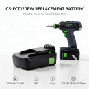 Ersatzakku für Festool C 12 Li / BPC 12 2000 mAh Li-Ion 10,8 V (Cameron Sino)