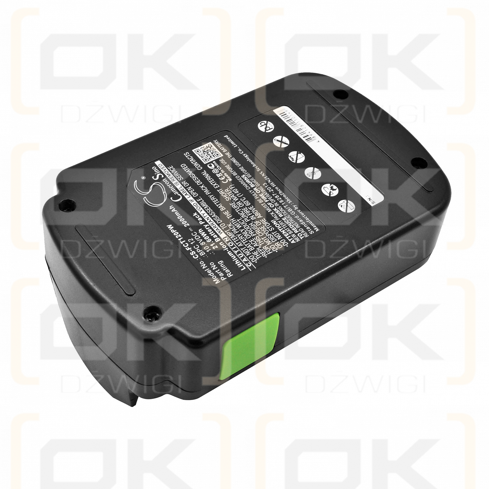 Ersatzakku für Festool C 12 Li / BPC 12 2000 mAh Li-Ion 10,8 V (Cameron Sino)