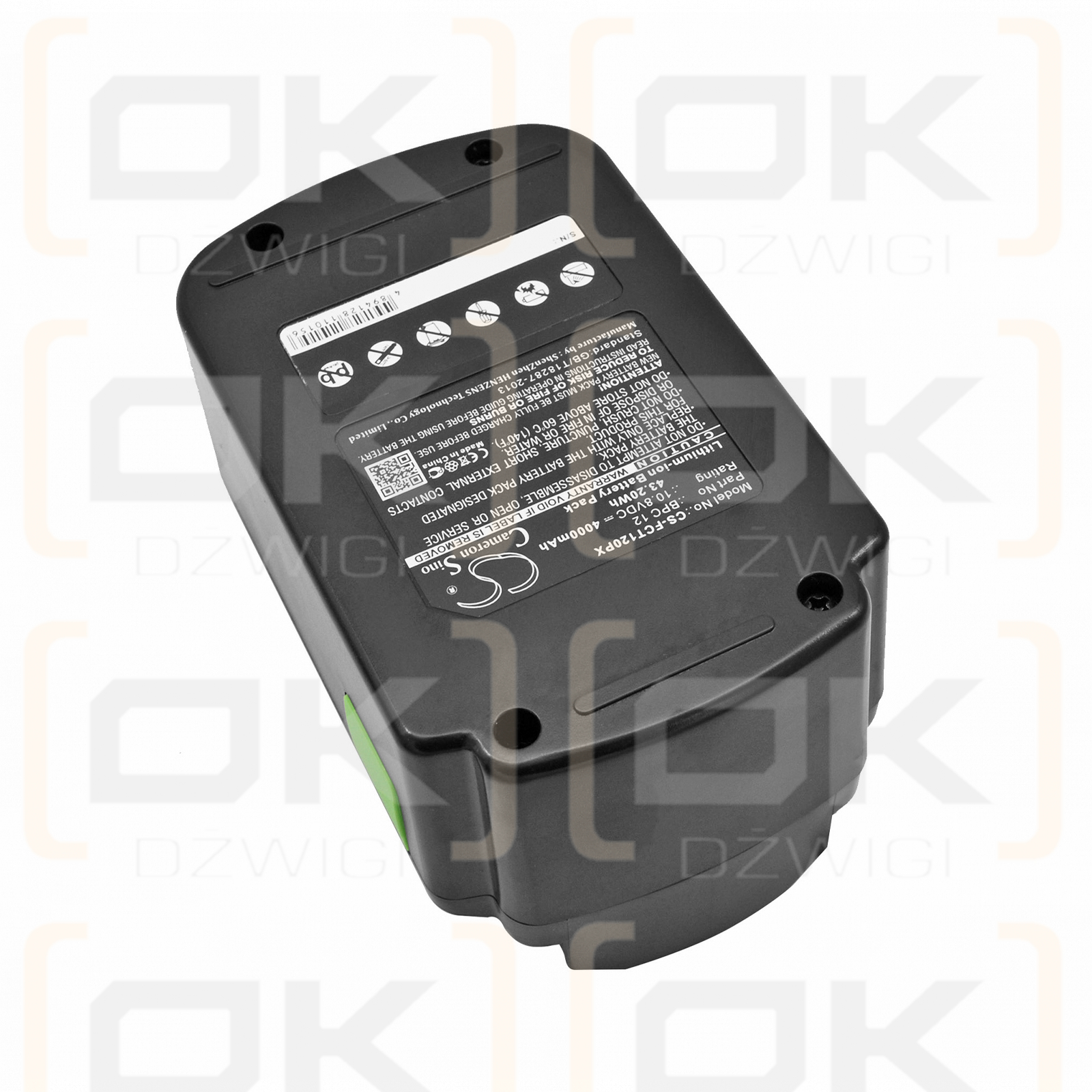 Bateria zamienna do Festool C 12 Li / BPC 12 4000 mAh Li-ion 10.8 V (Cameron Sino)