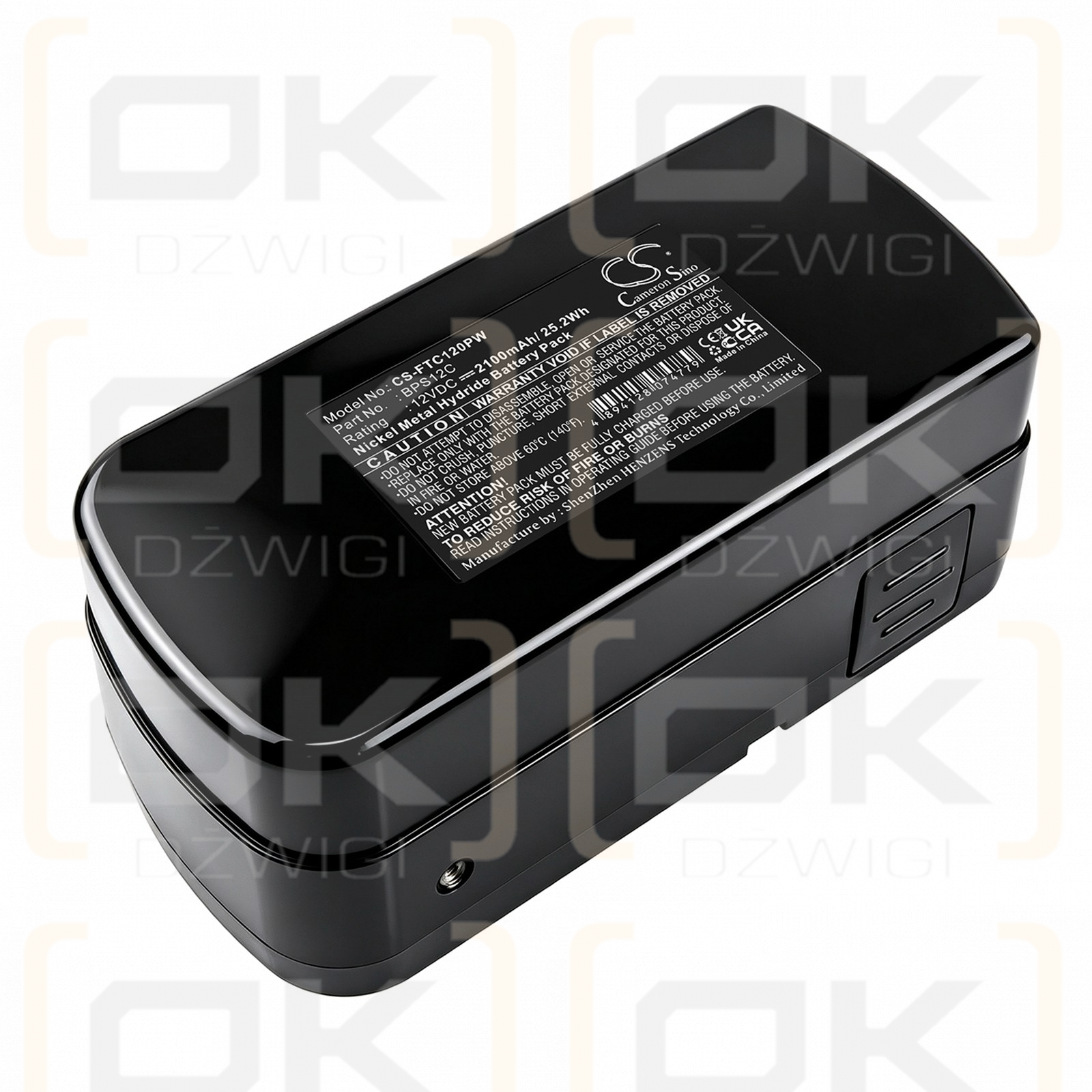 Bateria zamienna do Festool 398338 / BPS12C 2100 mAh Ni-MH 12 V (Cameron Sino)
