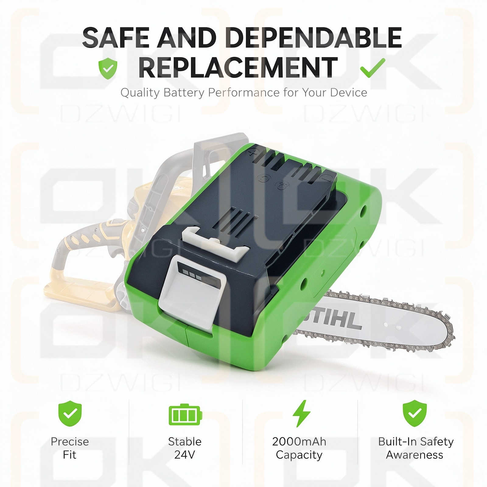 Bateria zamienna do Alpina T 24 Li / BT 4024 2000 mAh Li-ion 24 V (Cameron Sino)