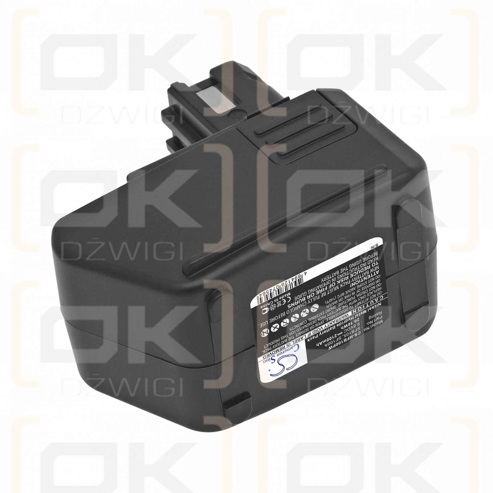 Bateria zamienna do HILTI SF100A / SBP10 2100 mAh Ni-MH 9.6 V (Cameron Sino)