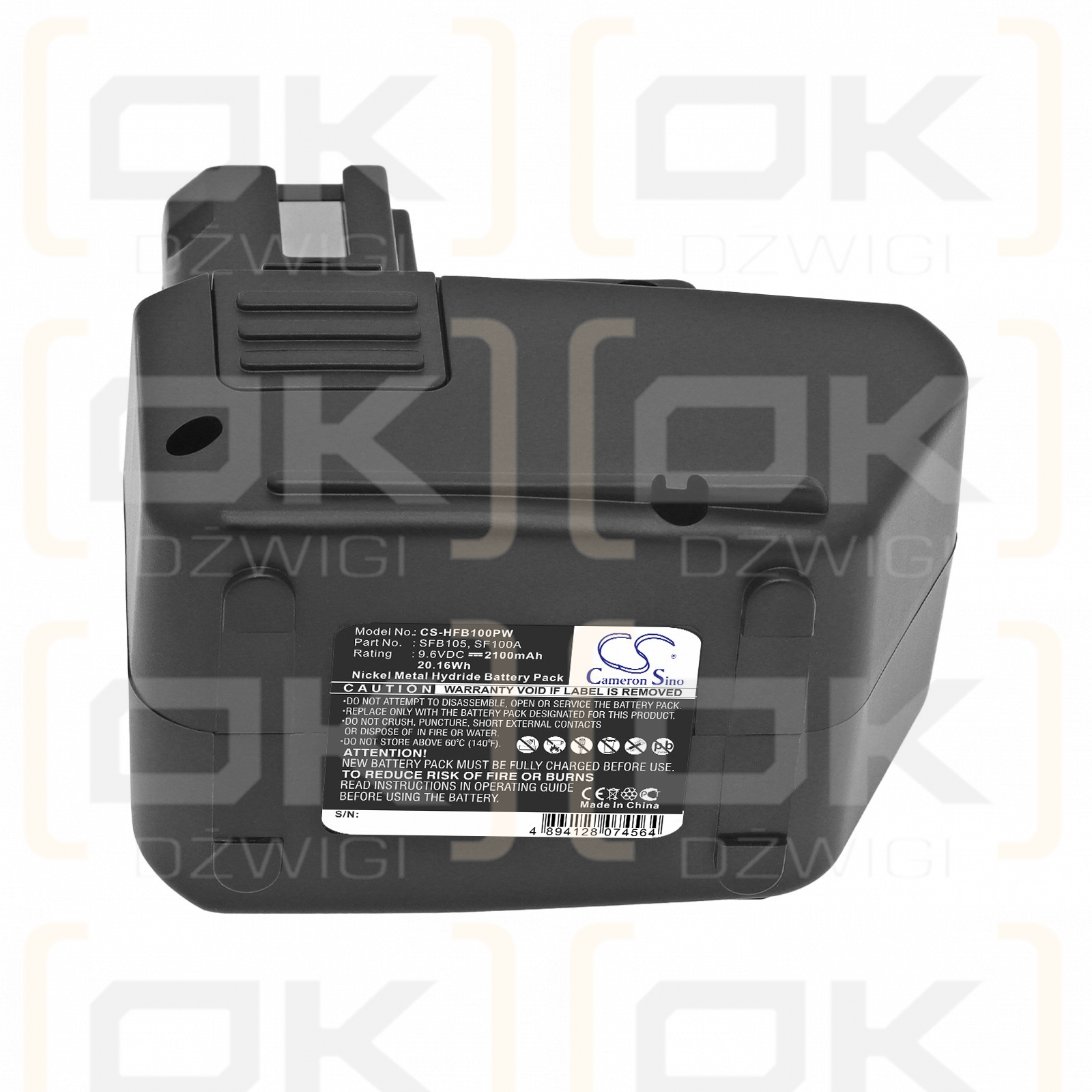Bateria zamienna do HILTI SF100A / SBP10 2100 mAh Ni-MH 9.6 V (Cameron Sino)