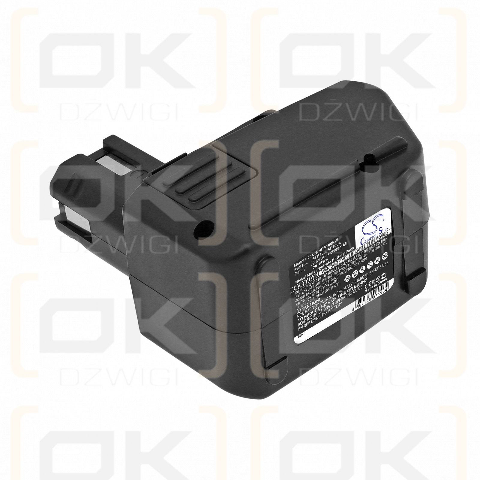 Bateria zamienna do HILTI SF100A / SBP10 2100 mAh Ni-MH 9.6 V (Cameron Sino)