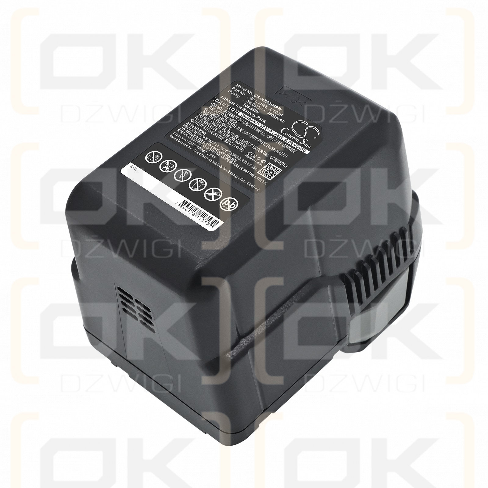 Bateria zamienna do Hitachi DH36DL / BSL 3626 3000 mAh Li-ion 36 V (Cameron Sino)
