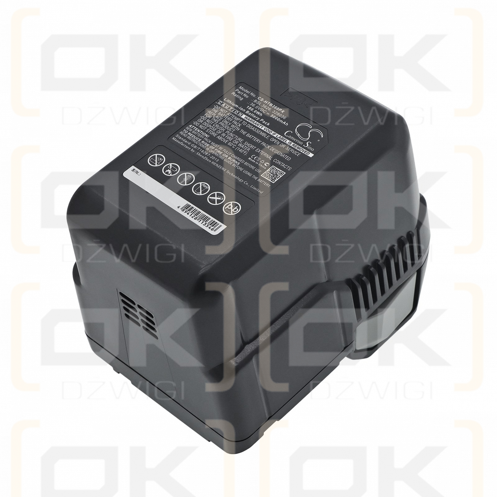 Bateria zamienna do Hitachi DH36DL / BSL 3626 5000 mAh Li-ion 36 V (Cameron Sino)