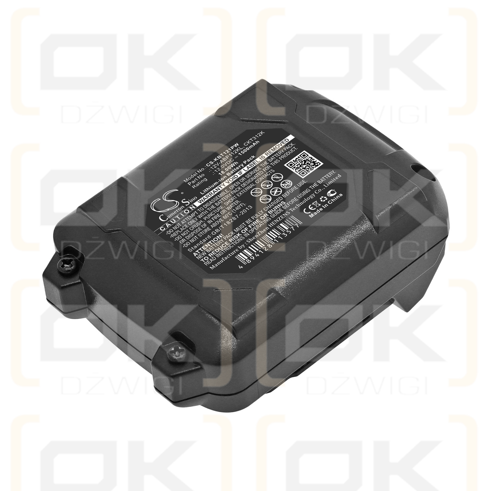 Bateria zamienna do Kobalt CSJ120KU / 12V-ABP112KL 1500 mAh Li-ion 12 V (Cameron Sino)