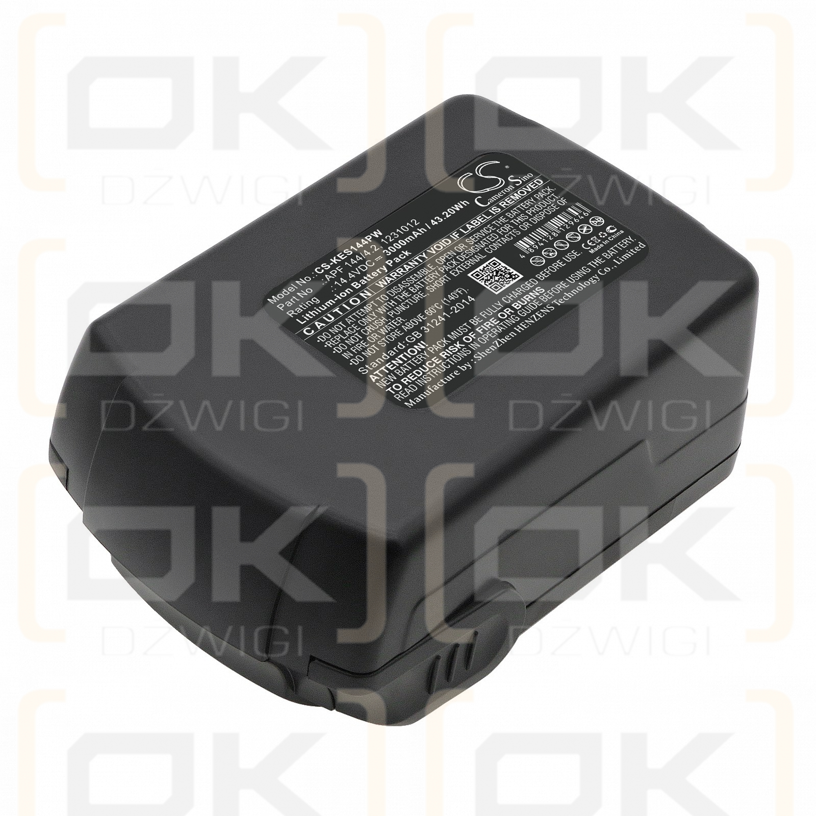 Bateria zamienna do Kress 144 AFB / APF 144/4.2 3000 mAh Li-ion 14.4 V (Cameron Sino)