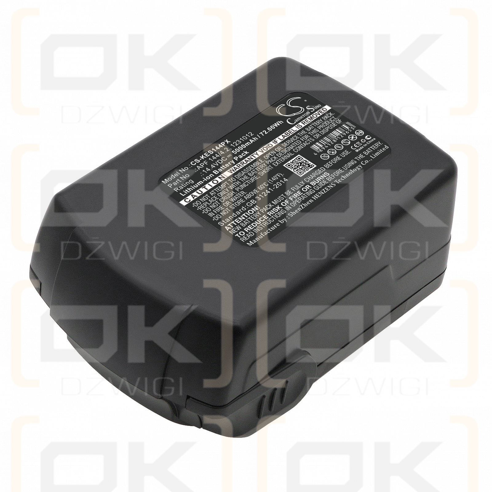 Bateria zamienna do Kress 144 AFB / APF 144/4.2 5000 mAh Li-ion 14.4 V (Cameron Sino)