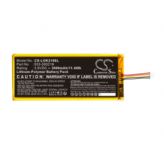 Replacement Battery for Logitech Keyboard Mo / 533-000219 3000 mAh Li-Polymer 3.8 V (Cameron Sino)