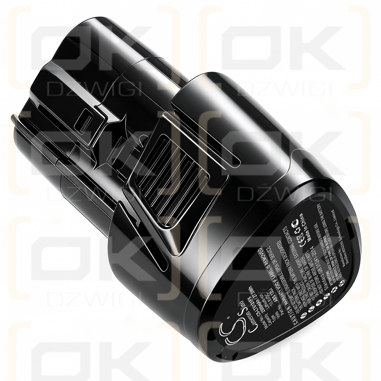 Ersatzakku für LUX-TOOLS ABS 12Li 396951 / ABS 12Li 2500 mAh Li-Ion 10,8 V (Cameron Sino)