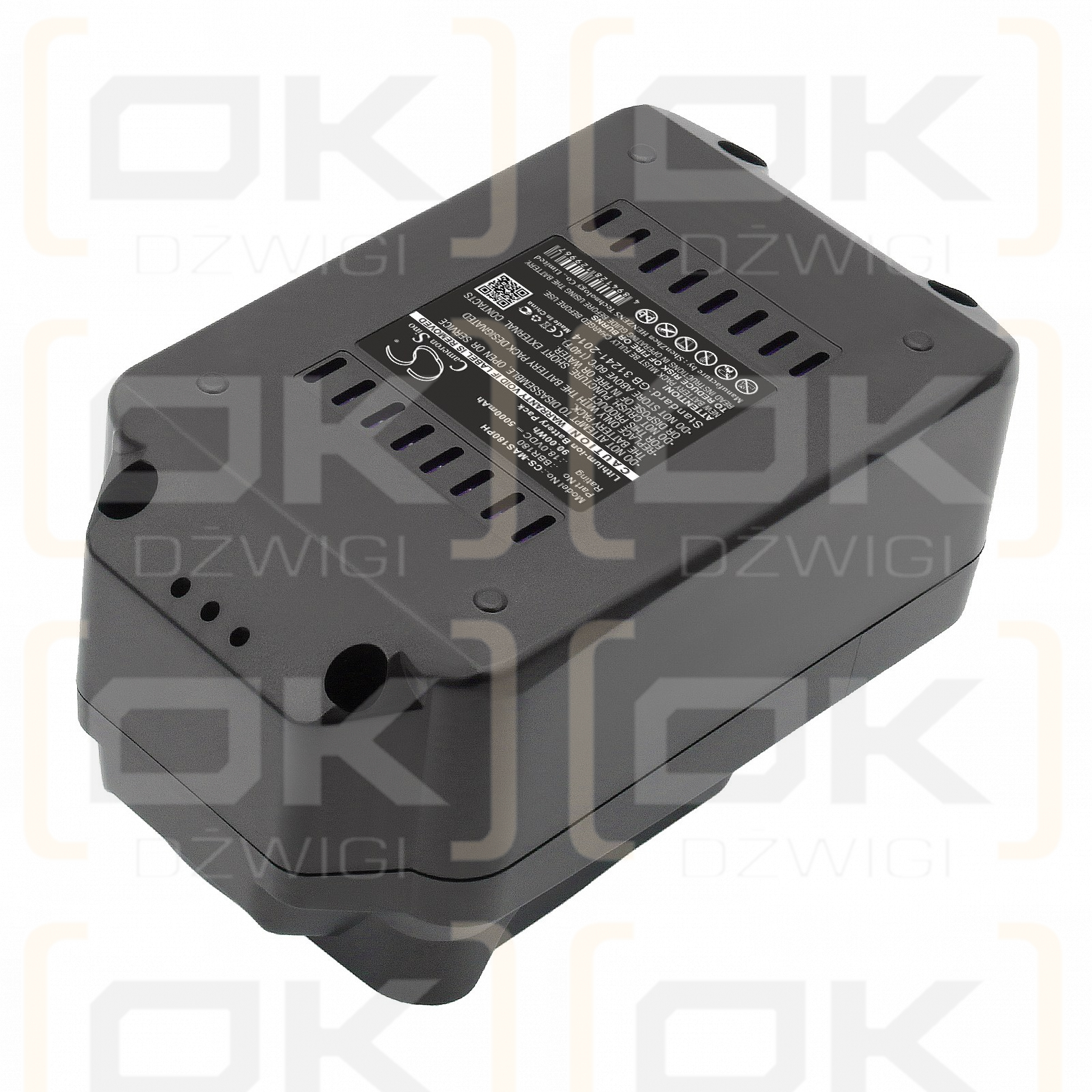 Ersatzakku für Meister Craft 5451260 / BBR180 5000 mAh Li-Ion 18 V (Cameron Sino)