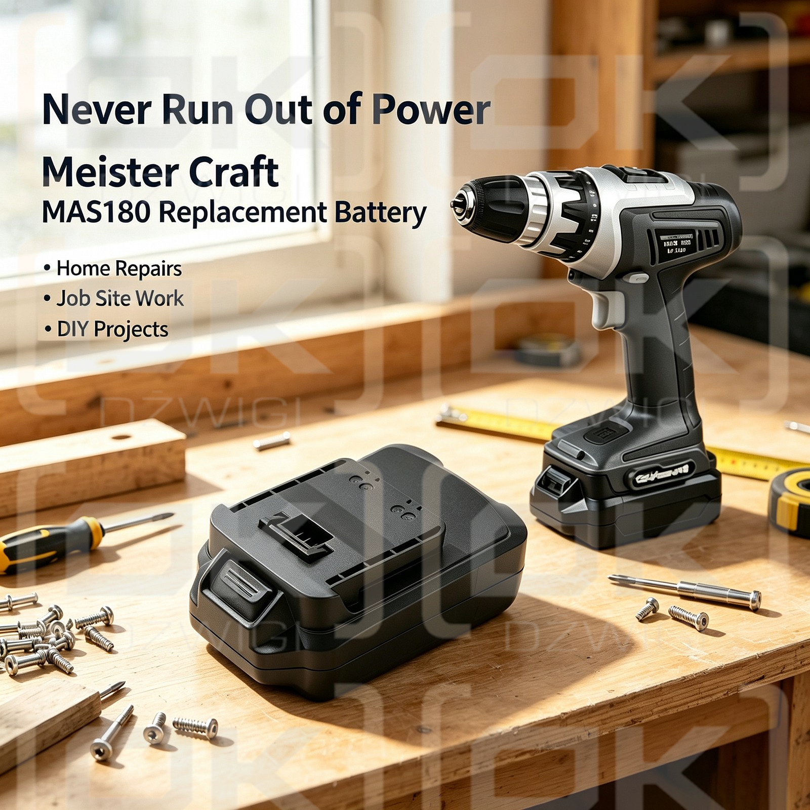 Ersatzakku für Meister Craft 5451260 / BBR180 1500 mAh Li-Ion 18 V (Cameron Sino)