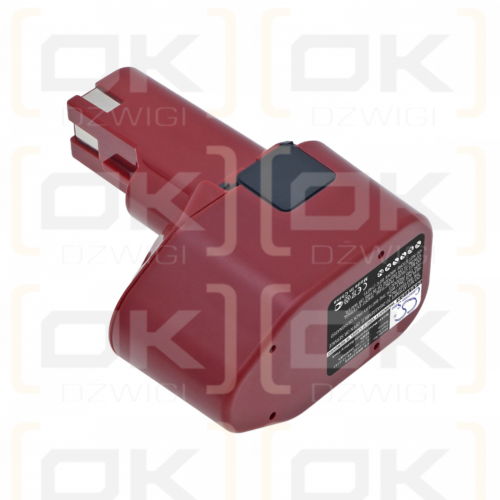 Ersatzakku für Milwaukee 0409-6 / 48-11-0140 3000 mAh Ni-MH 12 V (Cameron Sino)