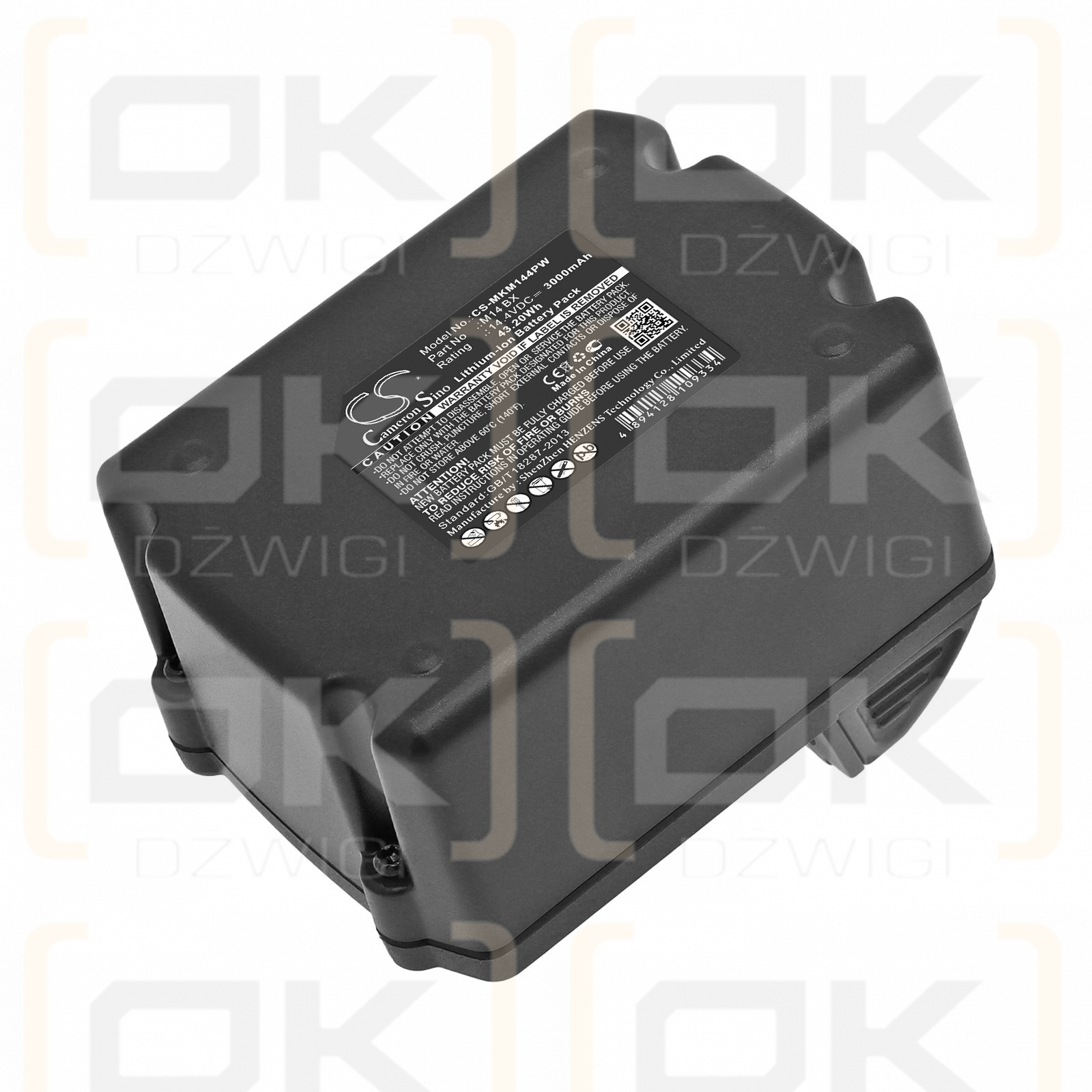 Bateria zamienna do Milwaukee M14 B4 / M14 BX 3000 mAh Li-ion 14.4 V (Cameron Sino)