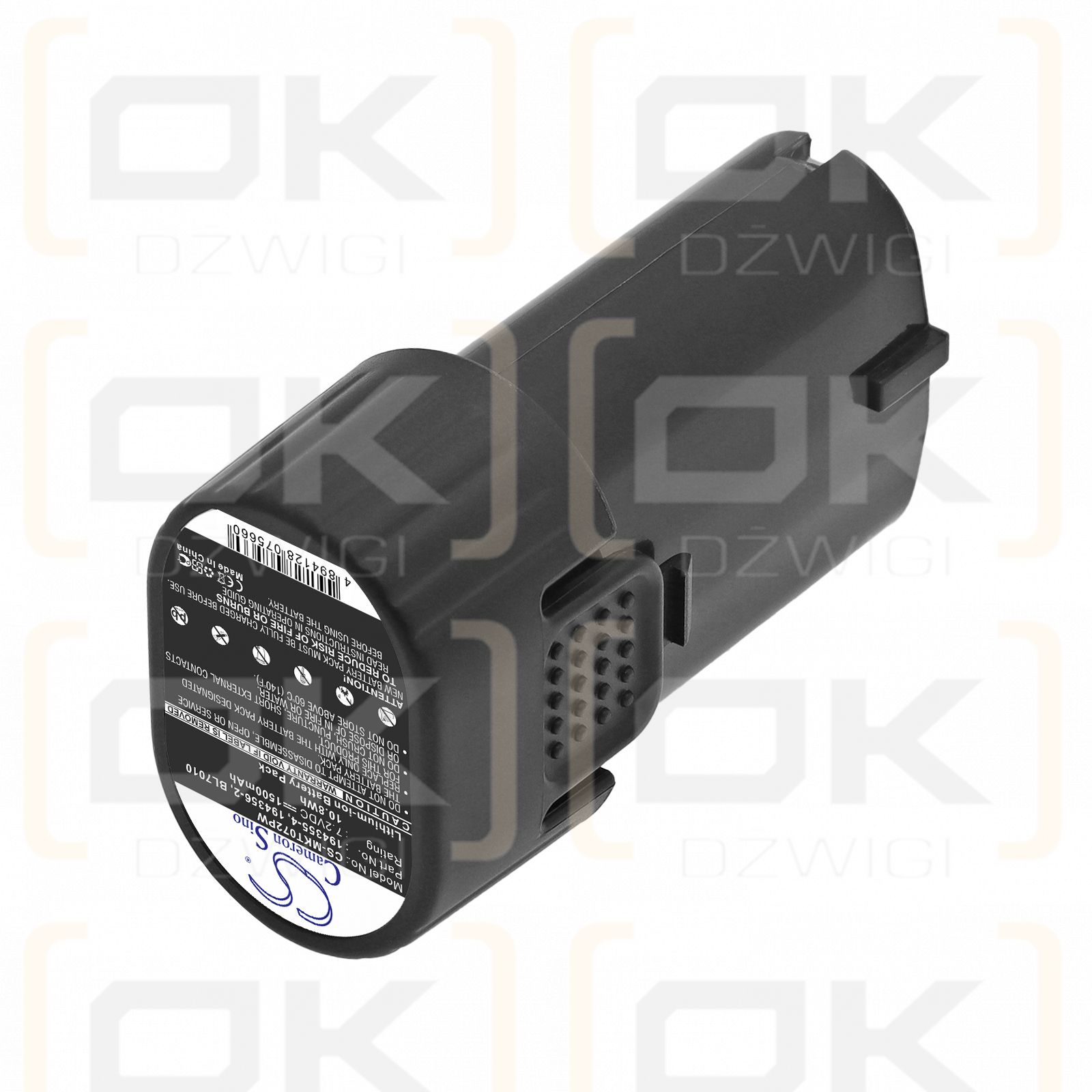 Ersatzakku für Makita TD022DSE / 194355-4 1500 mAh Li-Ion 7,2 V (Cameron Sino)