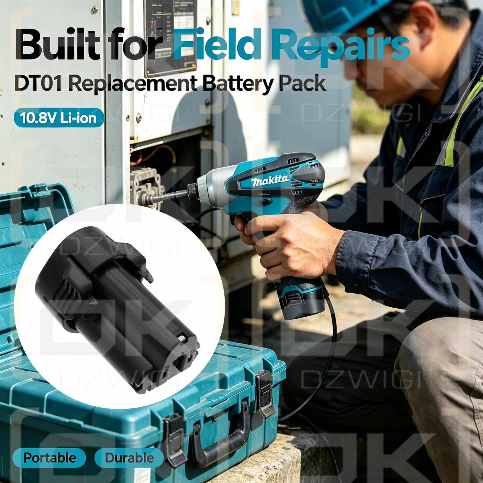 Ersatzakku für Makita UM164DZ( / 194550-6 1500 mAh Li-Ion 10,8 V (Cameron Sino)