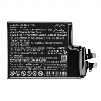 Ersatzakku für Xiaomi 17 Pro / BM6H 6150mAh Li-Polymer 3,76V (Cameron Sino)