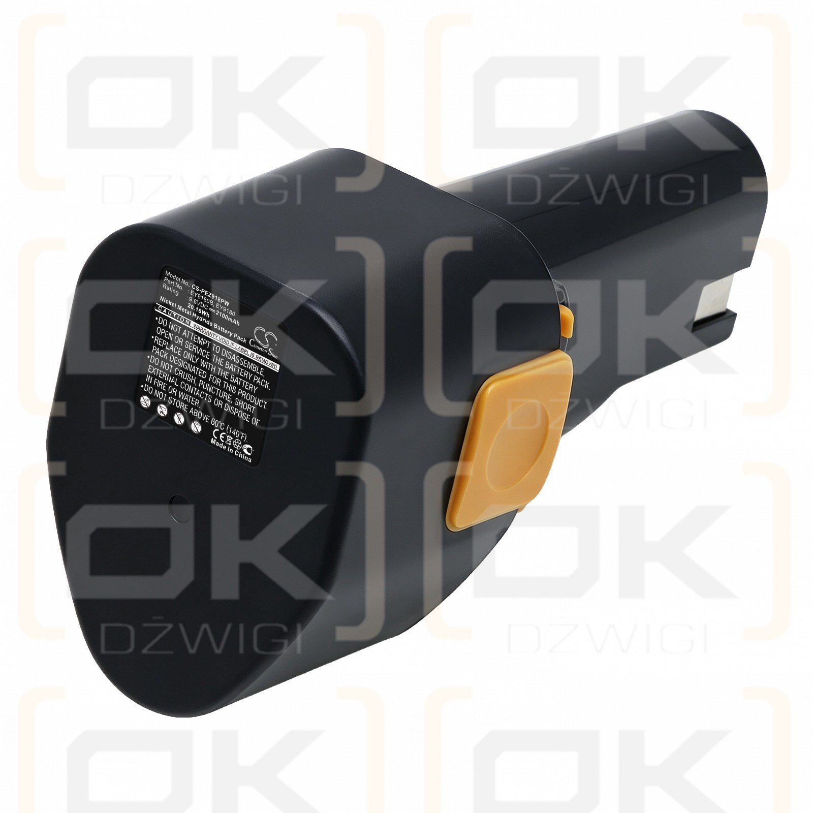 Bateria zamienna do Panasonic EY9108B / EY9180B 2100 mAh Ni-MH 9.6 V (Cameron Sino)
