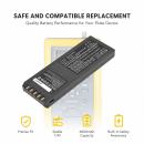 Replacement battery for Fluke DSP4300 cable tester / 668225 6000 mAh Li-ion 7.4 V (Cameron Sino)