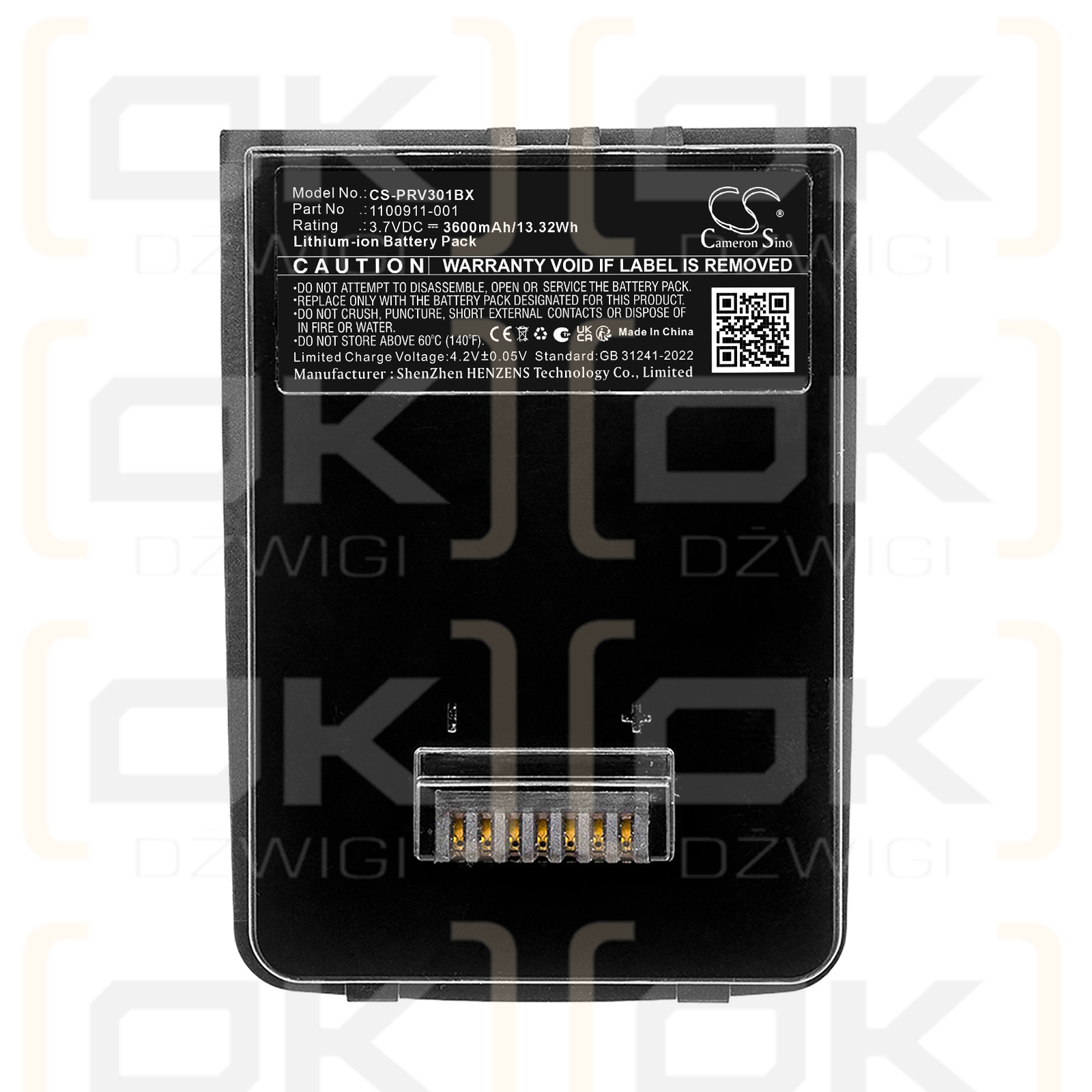 Batería de repuesto para Leica Zeno 5 GIS Data Collection / RV3010 3600 mAh Li-ion 3.7 V (Cameron Sino)