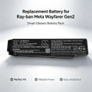 Ersatzakku für Ray-ban RW4006 / MC-1022037 210 mAh Li-Polymer 3,7 V (Cameron Sino)