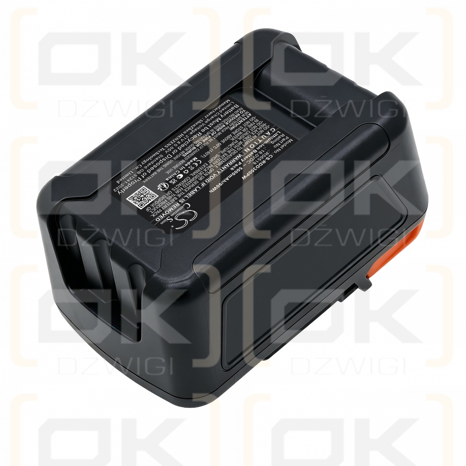 Bateria zamienna do Ridgid  CS6x Versa / R56518 5000 mAh Li-ion 18 V (Cameron Sino)
