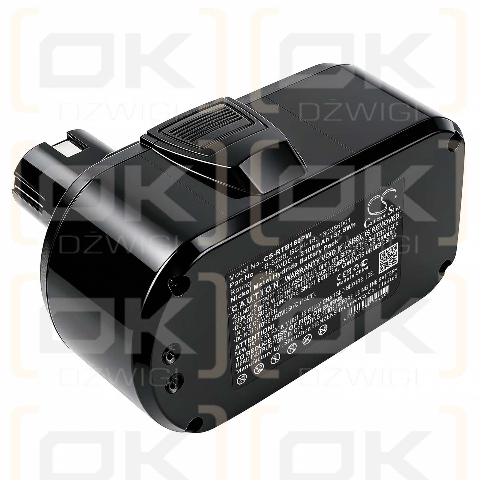 Bateria zamienna do Ryobi CDL1802P4 / B-8288 2100 mAh Ni-MH 18 V (Cameron Sino)