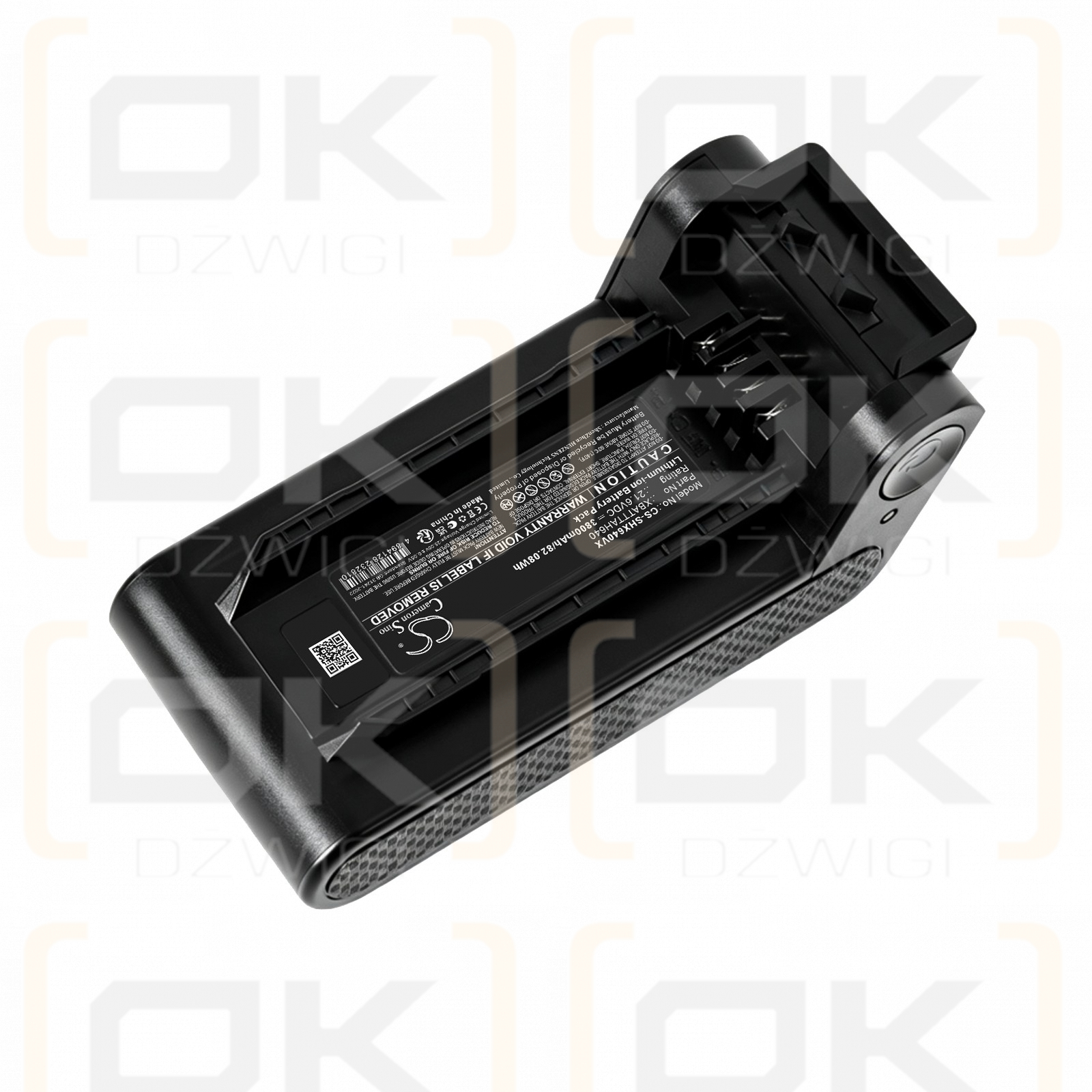 Batería de repuesto para Shark / XBATTTAH640 3800 mAh Li-ion 21.6 V (Cameron Sino)