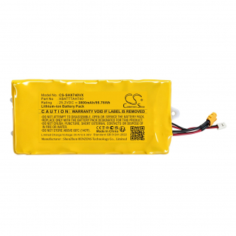 Batería de repuesto para Shark / XBATTTAH740 3800mAh Li-ion 25.2V (Cameron Sino)