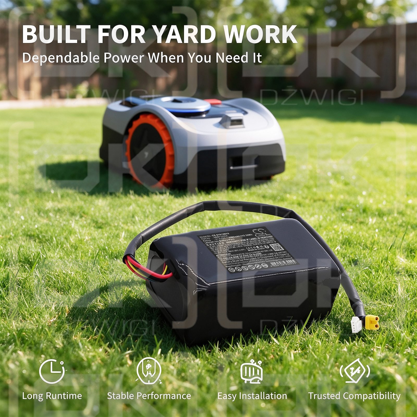 Ersatzakku für Segway Navimow I210 AWD / NBBF2205A 5200 mAh Li-Ion 21,6 V (Cameron Sino)