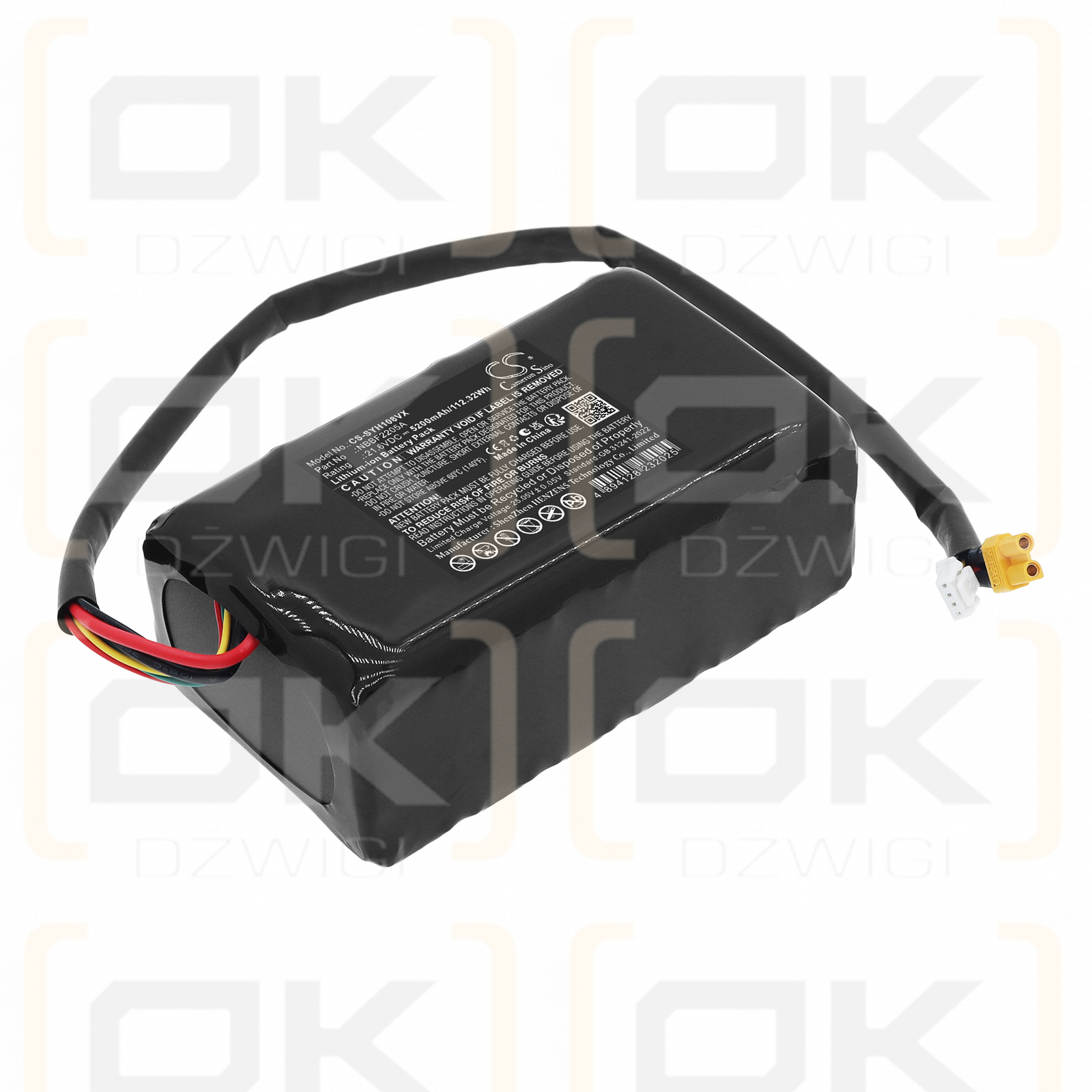 Ersatzakku für Segway Navimow I210 AWD / NBBF2205A 5200 mAh Li-Ion 21,6 V (Cameron Sino)