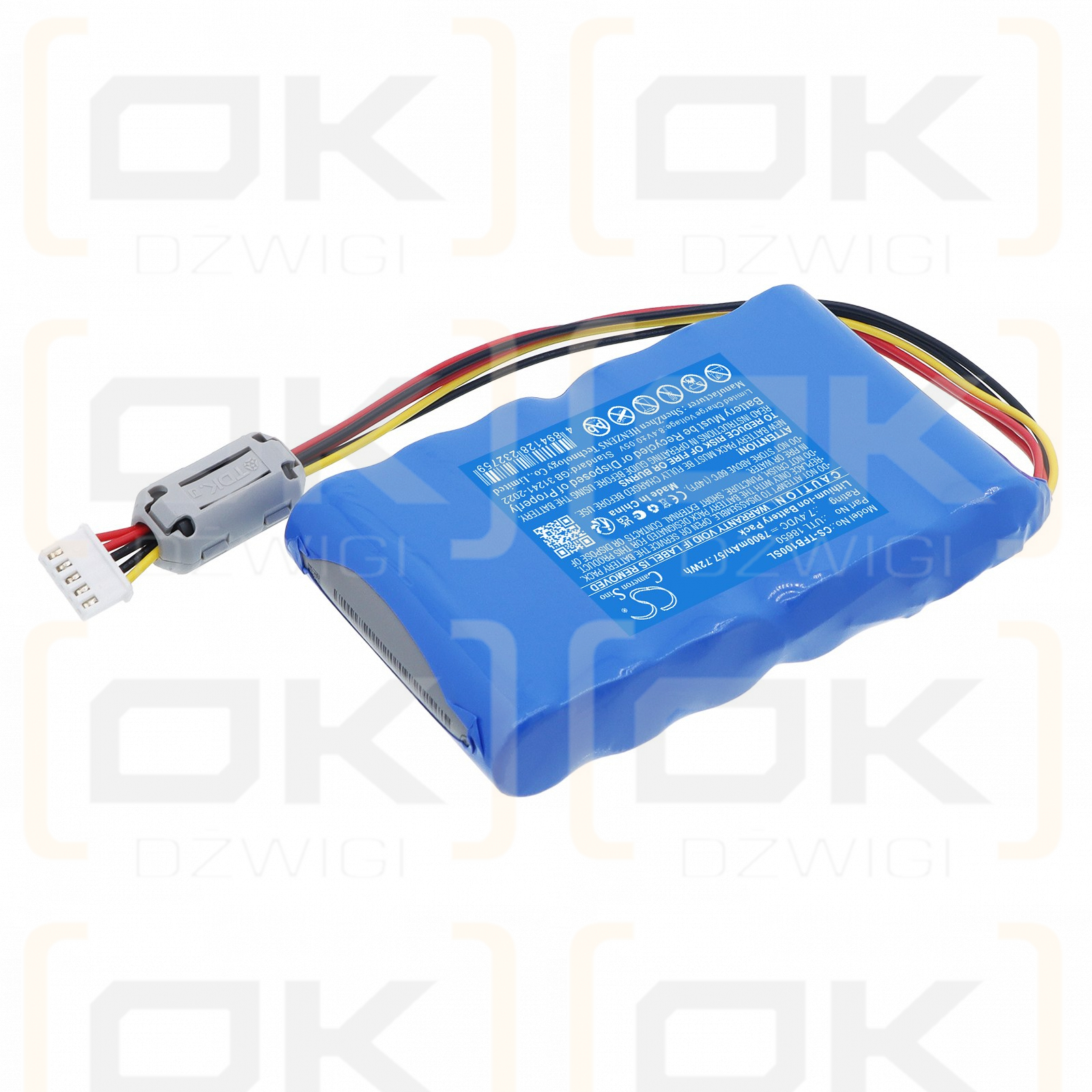 Сменный аккумулятор для беспроводного динамика Teufel Boomster BT / UTL 18650 7800 мАч Li-ion 7,4 В (Cameron Sino)