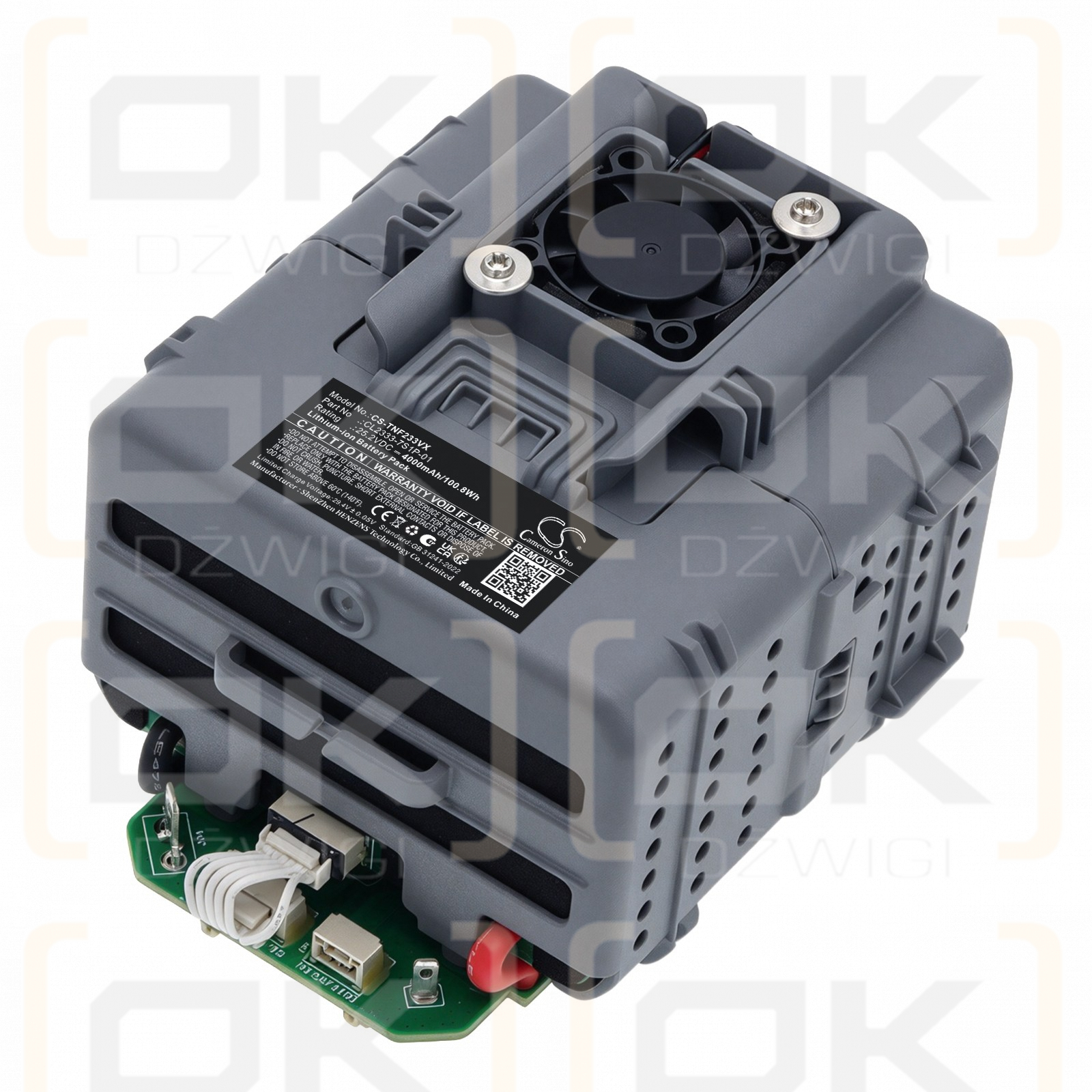 Ersatzakku für Tineco Floor One Booster Pro / CL2333-7S1P-01 4000 mAh Li-Ion 25,2 V (Cameron Sino)